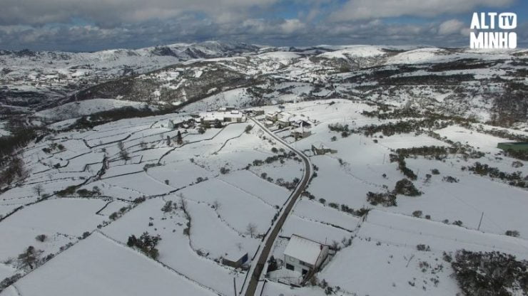 Aviso Amarelo queda de Neve Viana