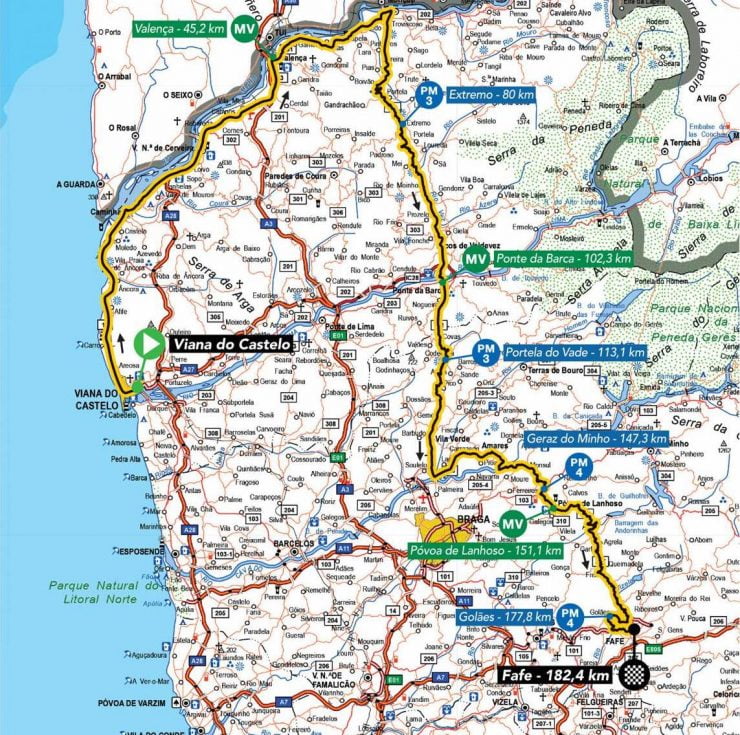 Alto Minho recebe 6.ª etapa da Volta a Portugal a 11 de agosto